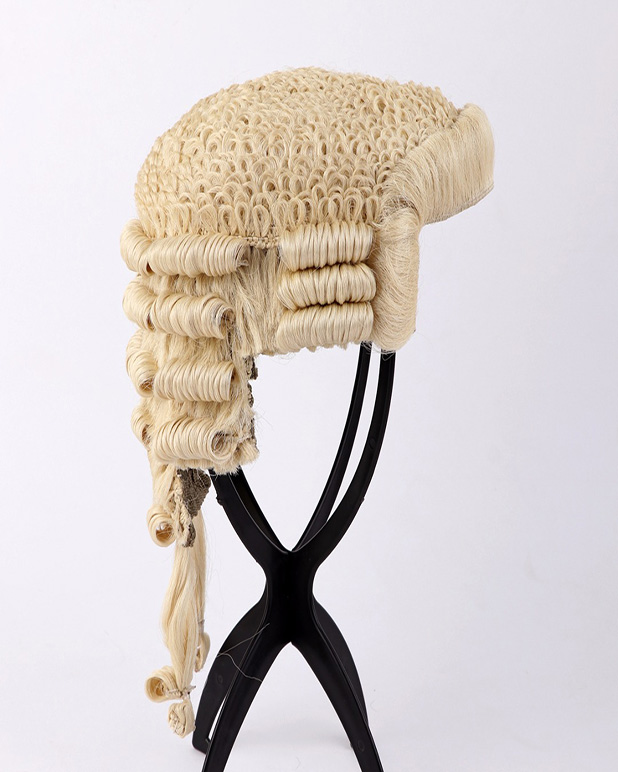 Barrister Gown Wig and BandCollarette Set  Legal wear package  eBay